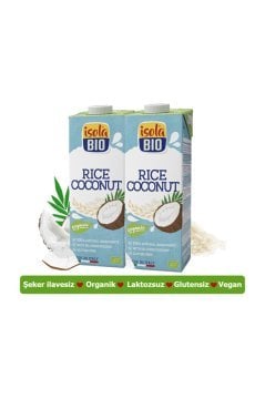 KAMPANYALI  2li Organik Glutensiz Hindistancevizi İçeceği 1000 ml (Pirinç ile Tatlandırılmış)