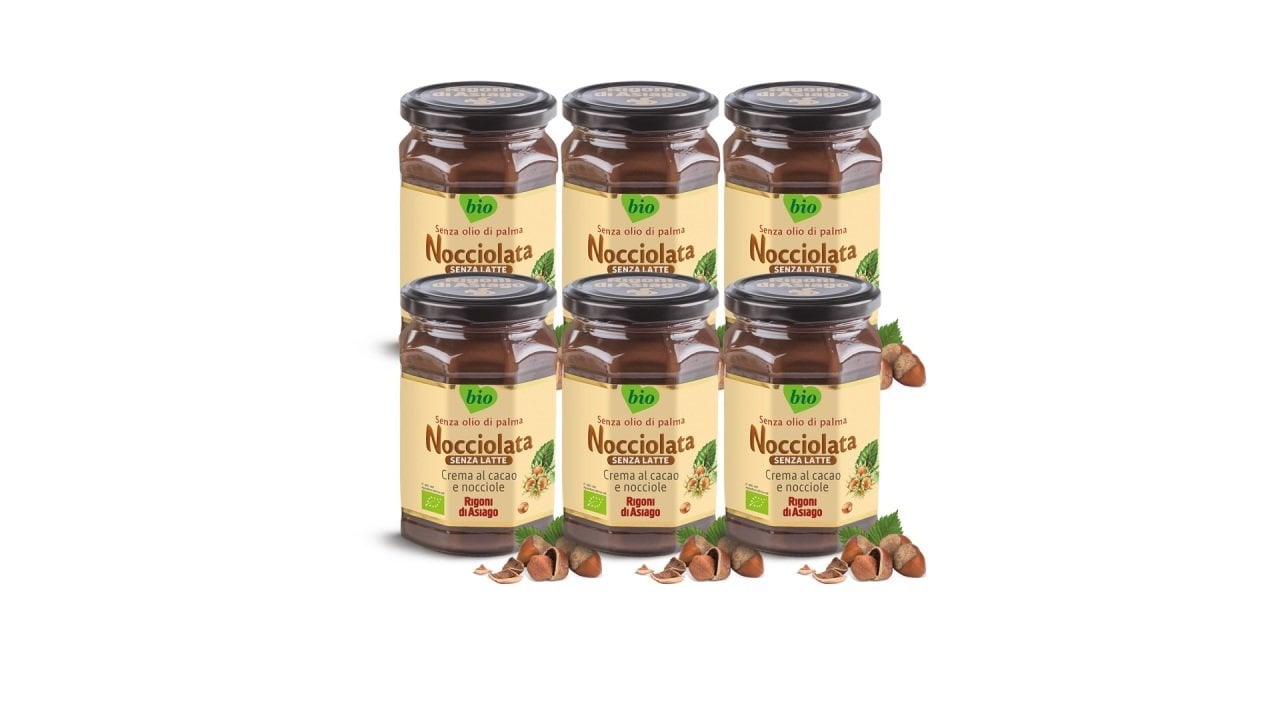 KAMPANYALI 6lı Nocciolata Organik Glutensiz Vegan Kakaolu Fındık Kreması ( 270 G * 6)