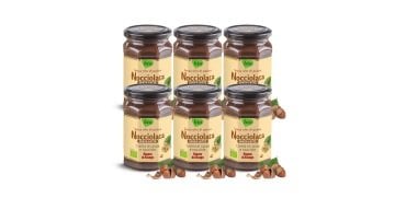 KAMPANYALI 6lı Nocciolata Organik Glutensiz Vegan Kakaolu Fındık Kreması ( 270 G * 6)